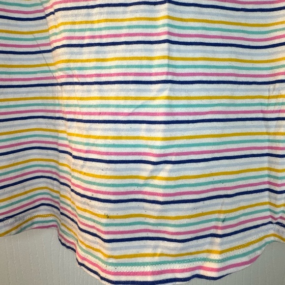Old Navy multi‎ color stripes short sleeve casual t shirt women’s medium - Picture 8 of 10